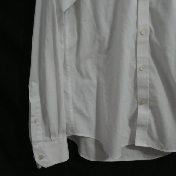 MATINIQUE | size 19/40 - medium | White Button-Up Dress Shirt | No Pockets - Picture 6 of 14